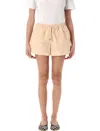 Burberry Skin Pink Nylon Blend Shorts In Teacup