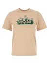 Burberry Soft Cotton T-shirt With Vibrant Floral Graphic