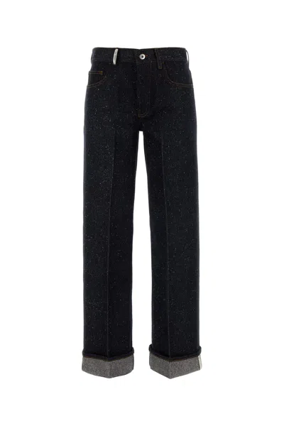 BURBERRY BURBERRY DARK BLUE DENIM JEANS