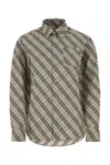 Burberry Check Cotton Shirt In Huskipcheck