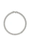 Burberry Spear Chain Necklace In Silver