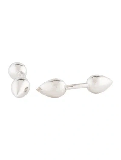 Pre-owned Burberry Spear Cufflinks In Multicolor