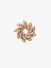 Burberry Spear Set Ring In Gold/pink