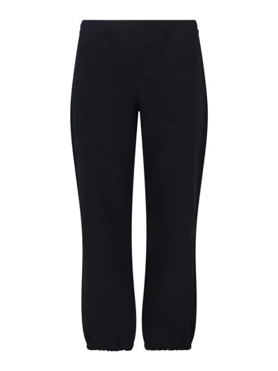 Burberry 'check' Track Pants In Black