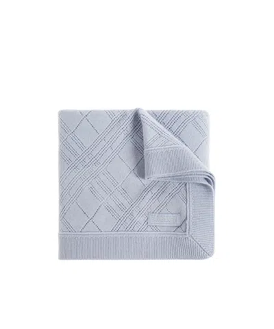 Burberry Square Blanket In Blue