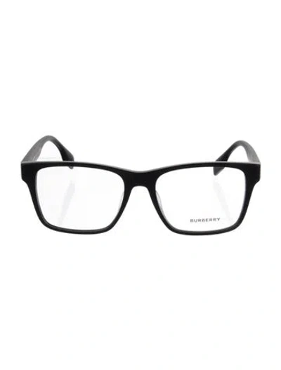 Pre-owned Burberry Square Eyeglasses In Black