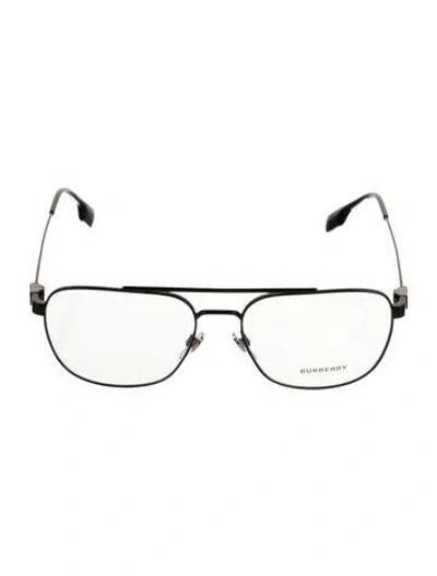 Pre-owned Burberry Square Eyeglasses In Black