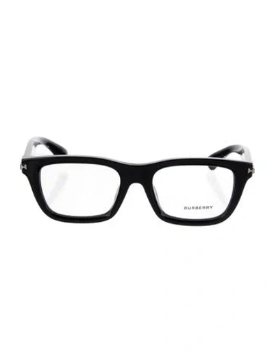 Pre-owned Burberry Square Eyeglasses In Black