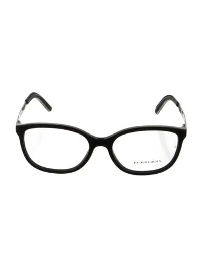 Pre-owned Burberry Square Eyeglasses In Black
