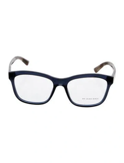 Pre-owned Burberry Square Eyeglasses In Black