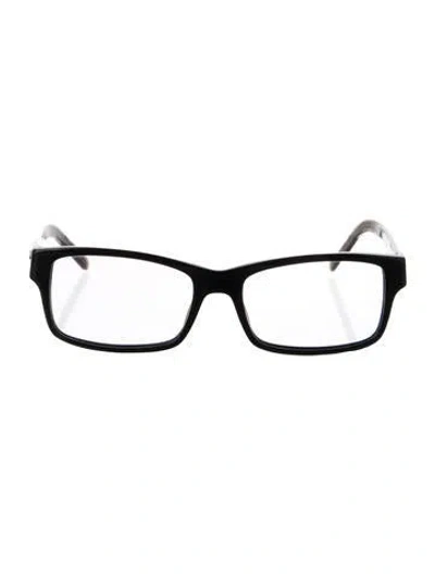Pre-owned Burberry Square Eyeglasses In Black