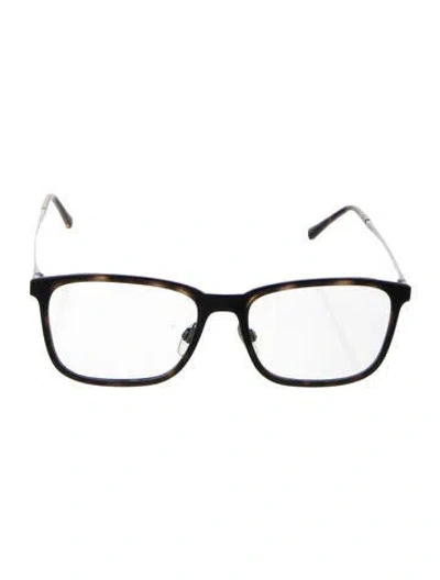 Pre-owned Burberry Square Eyeglasses In Black