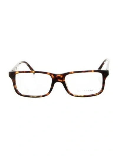 Pre-owned Burberry Square Eyeglasses In Brown