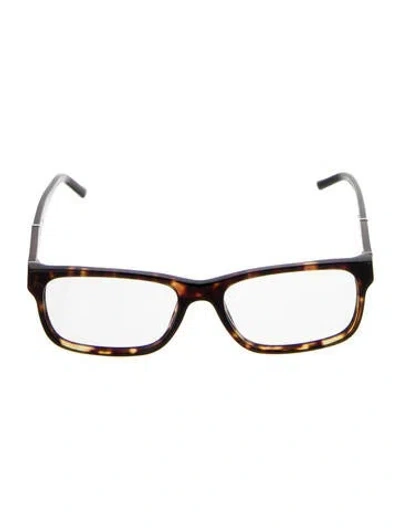 Pre-owned Burberry Square Eyeglasses In Brown