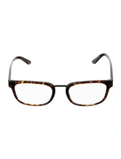 Pre-owned Burberry Square Eyeglasses In Brown