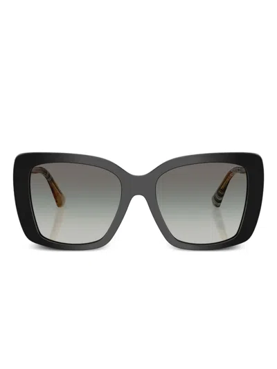 Burberry Square-frame Sunglasses In Black