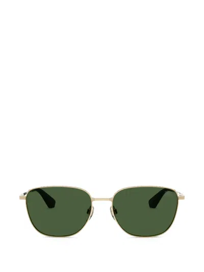 Burberry Square-frame Sunglasses In Metallic