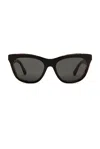 Burberry Womens Black Be4432u Round-frame Acetate Sunglasses In Black