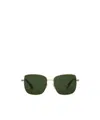 Burberry Square-frame Sunglasses In Light Gold/havana Yellow
