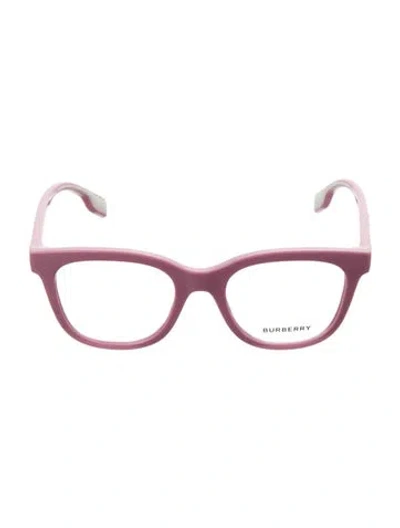 Pre-owned Burberry Square Tinted Sunglasses In Pink