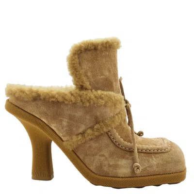 BURBERRY BURBERRY SQUARE-TOE HIGHLAND MULES