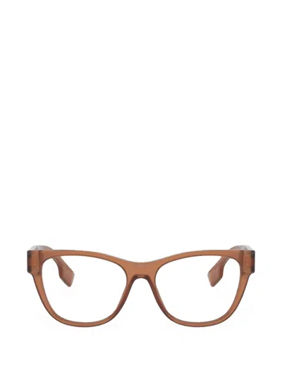 Burberry Square-frame Glasses In Brown