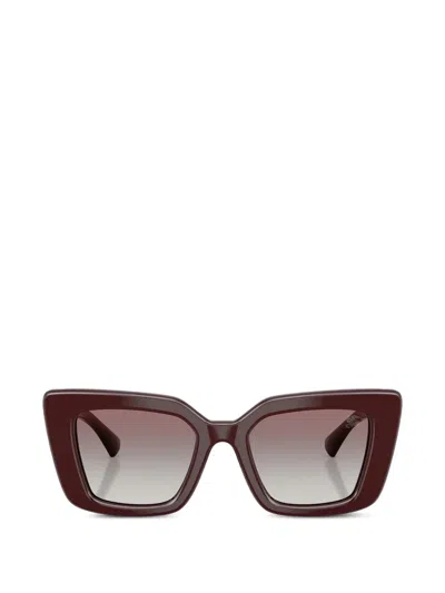 Burberry Square-frame Sunglasses In Animal Print