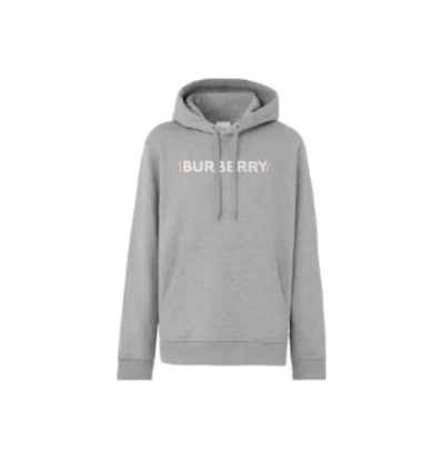 Pre-owned Burberry Ss22 Monogram Logo Print Sweatshirts Men Gray