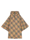 Burberry Packaway Check Twill Cape