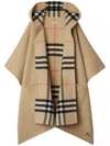 Burberry Reversible Check Cashmere Cape