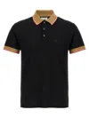Burberry Men's Cotton Polo Shirts In Black