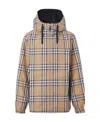 Burberry Stanford Reversible Hooded Jacket With Tartan Pattern In Multicolor