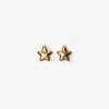 Burberry Star Earrings In Gold