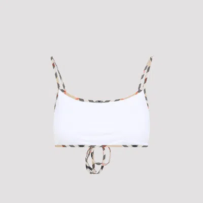 Burberry Starla Top Bikini In White