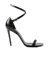 Burberry Stiletto-heel 100mm Leather Sandals In Black