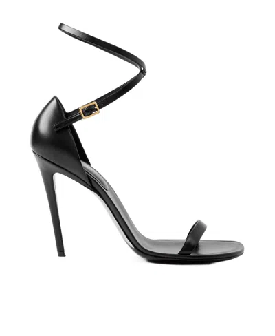 BURBERRY BURBERRY WRAP-AROUND OPEN-TOE SANDALS