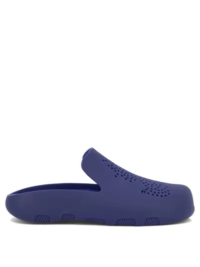 Burberry "stingray" Clogs In Blue