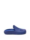Burberry Stingray Perforated Slides In Blue