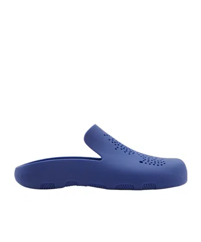BURBERRY BURBERRY STINGRAY PERFORATED SLIP-ON CLOGS