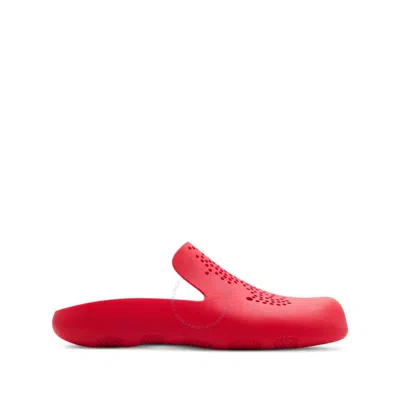 Burberry Logo Rubber Clogs In Pillar