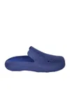 Burberry Stingray Perforated Slides In Blue