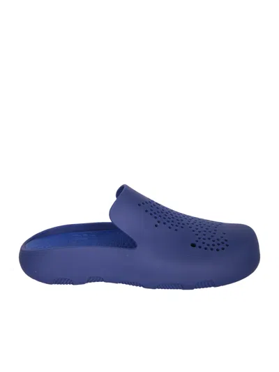 Burberry Stingray Sandals Slides In Blue