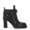 Burberry Buckled 100mm Leather Ankle Boots