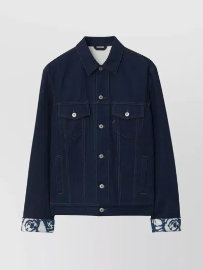 Burberry Pro-d12 Jeans Jacket In Black