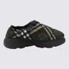 Burberry Men Check Nylon-blend Pillow Mule In Green