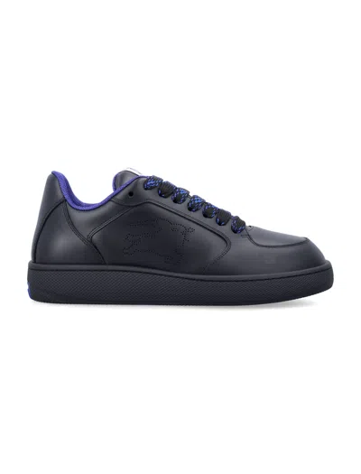 Burberry Stock Sneakers For Men In Black