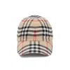 BURBERRY STONE ARCHIVE BEIGE CHECK BASEBALL HAT