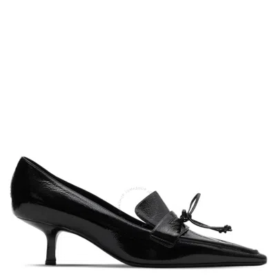 Burberry Storm 50mm Leather Pumps In Black