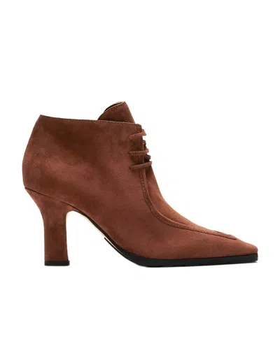 BURBERRY STORM SUEDE ANKLE BOOTS