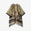 Burberry Stormy Knight Wool Cape In Sand